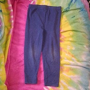 Girls Blue Leggings Size 4T